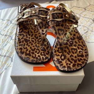 KORS Micheal Kors Cheetah Print Sandals
